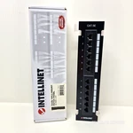 New Intellinet Patch Panel CAT.5E, Black Wall-mount, 12-PORT, Utp, #162470. Fixed Price $21.11.