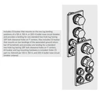 (5) Oem Vertiv 514714 Circuit Breaker Mounting Kit. Fixed Price $159.97.