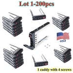 Lot Supermicro SB16105 2.5" Sas/sata Hard Drive Tray Ssd Caddy MCP-220-00047-0B. Fixed Price $430.50.