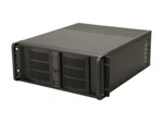 Istarusa D-400-6-BLACK Steel 4U Rackmount Compact Stylish Server Chassis. Fixed Price $245.49.