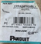 Panduit CPPA24FMWBLY Angled Port Patch Panel. Fixed Price $19.99.