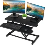 Techorbits Black Standing 36" Desktop Converter. Fixed Price $159.99.