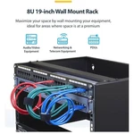 Solid Steel 8U Wall Mount Patch Panel - Easy Cable Routing. Fixed Price $292.99.