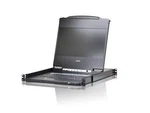 Aten CL6700MW 17 Inch Wide Screen Full Lcd Console Support Dvi/hdmi/vga. Fixed Price $1811.00.
