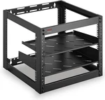 10U Heavy-duty Wall Mount Server Rack With Vented Shelves & Lockable Wheels. Fixed Price $206.99.