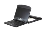 Aten Rackmount Dual Rail Lcd Console Vga,hdmi,dvi & Usb W/ 18.5' Display. Fixed Price $2897.68.