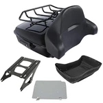 Vivid Black 13.7" King Tour Trunk W/racks For 2014-UP Road And Glides Cvo. Fixed Price $584.99.