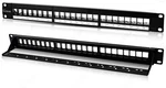 24-PORT Keystone Jack Blank Patch Panel Plate CAT5E CAT6 RJ45 19" Rack Mount 1U. Fixed Price $16.99.