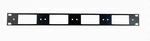 Procraft AFP1U-4DEC-BK Formed Aluminum Rack Panel W/ Decora Punches. Fixed Price $24.25.