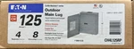 Eaton CH4L125RP Outdoor Main Lug Enclosure 125A Spaces 8 Circuits. Fixed Price $69.99.