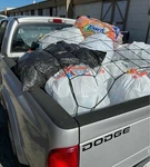 Cargo Net Bed Tie Down Hooks For Dodge Dakota Mid Size Long 60" X 98" New. Fixed Price $19.95.