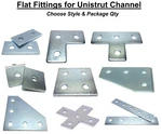 Flat Plate Fittings For Unistrut B-line Channel (choose Style & Pkg Qty). Fixed Price $786.45.