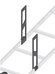 Middle Atlantic Products CLH-SS-12-2 High Side Stand, Off 2PC (I1). Fixed Price $35.00.