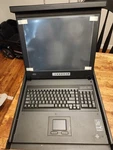 Cyberview RKP-1700 1U Inch Lcd Kvm Console Drawer With Keyboard And Touchpad. Fixed Price $225.00.