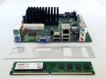 Intel Atom D410PT DDR2 Pci Sata Lan PS/2 Usb Mini Itx Motherboard W 2GB Memory. Fixed Price $105.68.