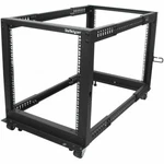 Startech 12U Adjustable Depth Open Frame 4 Post Server Rack W/ Casters. Fixed Price $339.28.