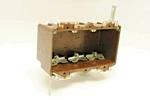 T&b Cat# 6063-4 Non-metallic 3-GANG Old Work Switch/out Union Box 2-3/8" Deep. Fixed Price $9.94.
