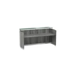 Mayline Medina Series 120" Engineered Wood Reception Station Steel Gray. Fixed Price $2417.74.