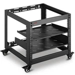 Pyle 10U Network Cabinet-enclosed Wall Rack W/ Mounted Fan, Lockable Door. Fixed Price $154.99.