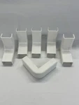 New Icc ICRW12ICWH Inside Corner Cover 1/4IN, White, 5 Pack +1 Free Outside 90. Fixed Price $15.00.