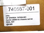 Hp 740567-001 5U Rack Mount Kit Apollo A6000. Fixed Price $49.95.