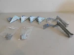 Lot Of Dell Poweredge Hardware - 0WC430 09N612 0UU301 Latch Handles & Brackets. Fixed Price $39.95.