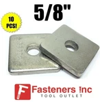 (4603S1) P1964 5/8" Stainless Steel Square Washers For Unistrut Channel (10 Box). Fixed Price $32.26.
