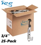 3/4" J-hook With Batwing 25 Pack Bundle For Structured Cabling ICCMSJHW22. Fixed Price $69.95.