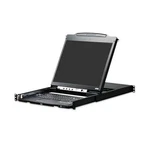 Aten CL5800N Rackmount Lcd 19" 1U Kvm Console W/ Keyboard. Fixed Price $1052.97.