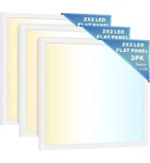 Sunco Pack 2X2 Led Flat Panel Lights 3-5000K White 40W 0-10V, 7YR Warranty. Fixed Price $150.00.