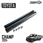 Set Roll Vertical Bar Roof Racks Matte Black For Toyota Hilux Champ 2024. Fixed Price $50.90.