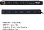 Cyberpower CPS1215RMS 1U Rackmount Surge Protector 120V/15A Outlet Ft Cord. Fixed Price $47.97.