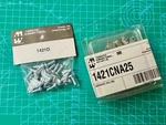 Hammond #10-32 1/2" Screws + Cage Nuts, 25 Sets For Square Hole Rails,rack Mount. Fixed Price $9.99.