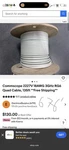 Commscope 2275V RG6 3GHZ Bccs Plenum Coaxial Video Cable Cmp RG-6 White 690FT. Fixed Price $150.00.