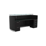 Mayline Medina Series 87" Reception Station With File Cabinets. Fixed Price $3205.99.