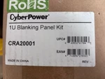 (lot Of 9) New Cyberpower Carbon Airflow Management 1U Blanking Panel CRA20001. Fixed Price $24.95.