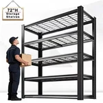 60" To 72" 5 Tier Heavy Duty Metal Garage Shelving Rack 2000-3000LBS Steel Shelf. Fixed Price $54.95.