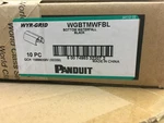 Panduit Wgbtmwfbl (pack Of 10) Wyr-grid Bottom Waterfall Steel Black. Fixed Price $50.00.