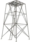 Sturdy Tall 10' Elevated Hunting Tower Platform Ladder Stand Permanent Blind. Fixed Price $522.90.
