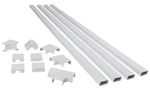 Wiremold Legrand Cord Mate Ii Kit CMK50 White. Fixed Price $19.99.