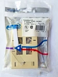 4-PORT Sl Series Faceplate Kit 558088-1 Amp 110 Connect Ivory. Fixed Price $6.75.