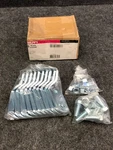 Hilti Seismic Hinge, Strut Half With Bolt & Nut, Carbon Steel, Box Of 10. Fixed Price $19.99.