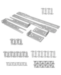 New C9500-4PT-KIT Four-point Rail Rack Mounting 19" For Cisco Switch. Fixed Price $99.00.
