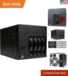 Stylish Mini-itx Nas Pc Chassis: 4 Bay Storage For Efficient Network Solutions. Fixed Price $156.99.