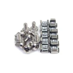 Startech 50 Pkg Mounting Screws And Cage Nuts - 100 / Pack (CABSCREWM6). Fixed Price $65.87.