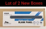 Lot Of Middle Atlantic FBPANEL-1U-2PK Essex Flanged Blank Rack New. Fixed Price $39.99.