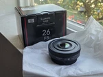 Panasonic Lumix 26MM F8 L-mount Lens S-R26 Mint Condition Box. Fixed Price $115.00.
