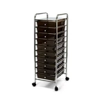 Seville Classics 10-DRAWER Organizer Cart, 12.8" X 15.35" 38.2" H. Fixed Price $59.99.