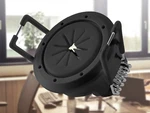 1.5" Cable Pass Through Port Spring Lock Black- Construct Pro Speedy Z. Fixed Price $12.79.