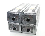 Lot Of 4 - Apc SYBT5 Empty Battery Module Frame Tray Cage + Interconnect Cables. Fixed Price $165.00.